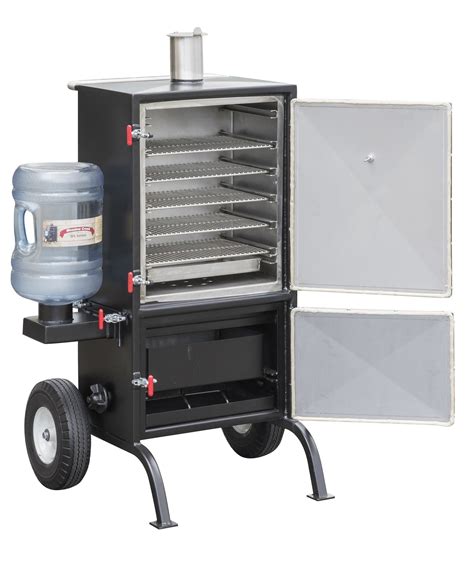 stainless steel cabinet smoker|Meadow Creek Cabinet Smokers .